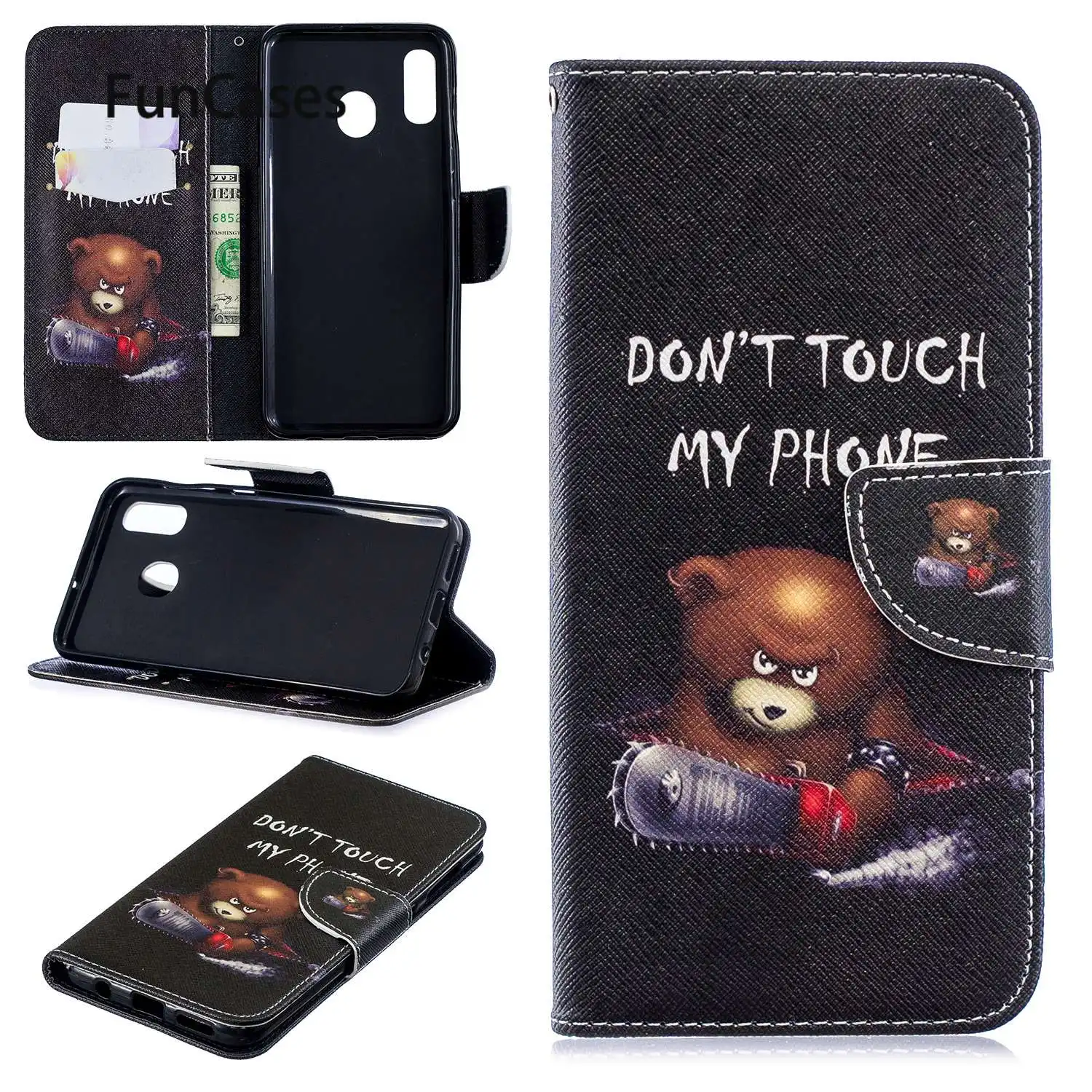 Чехлы-бумажники для estuche Samsung A30 Etui прекрасный новый чехол Hoesje Galaxy A20 PU кожаная