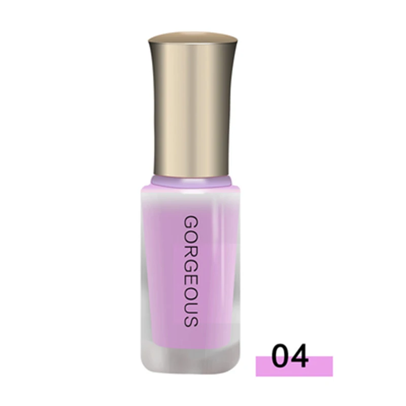 New Nail Polish Candy Nude Color Quick-drying Translucent Jelly Nail Polish 10ML Environmental Protection Lasting Unpeelable Hot - Color: 04