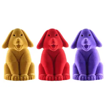

Mini Red Cute Dog Jewllery Gift Box Rings Small Earrings Pendant Storage Case