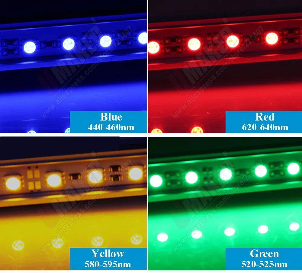 10 шт./лот светодиоды 0 5 м Светодиодная панель smd 5050 5630 7020 8520 12 В светодиодная
