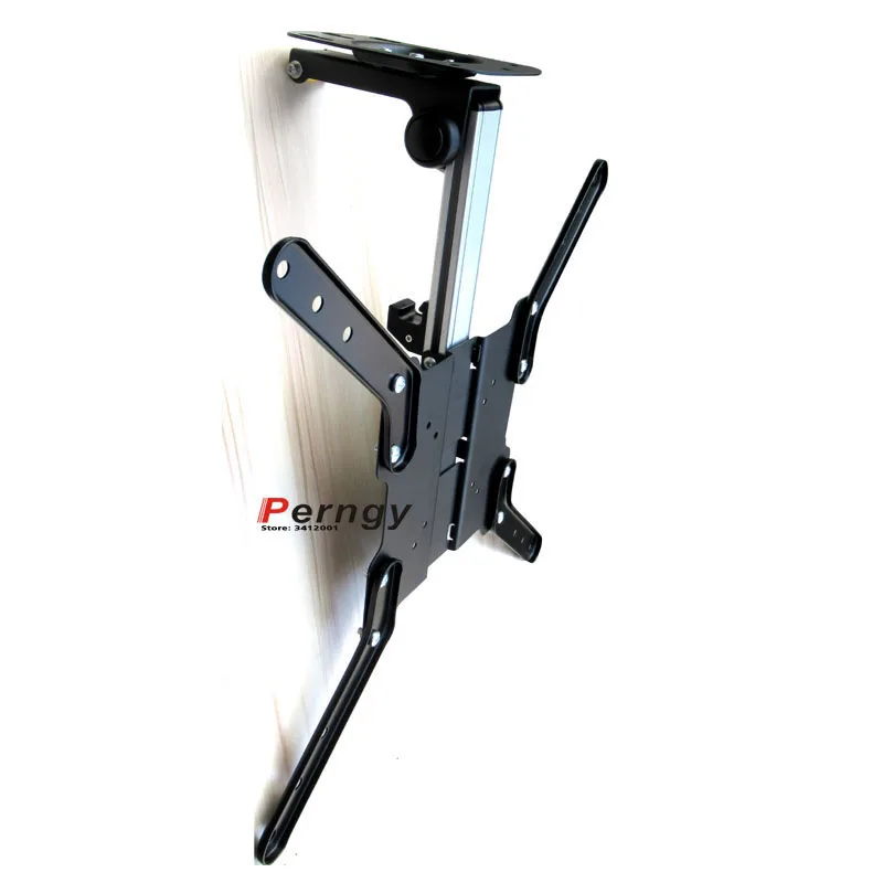 D-MOUNT CB-2 17-37 "складной 17-42" светодио дный ЖК-Потолочный держатель Монитор ТВ автомобильное крепление вешалка настенная стойка для шкафа