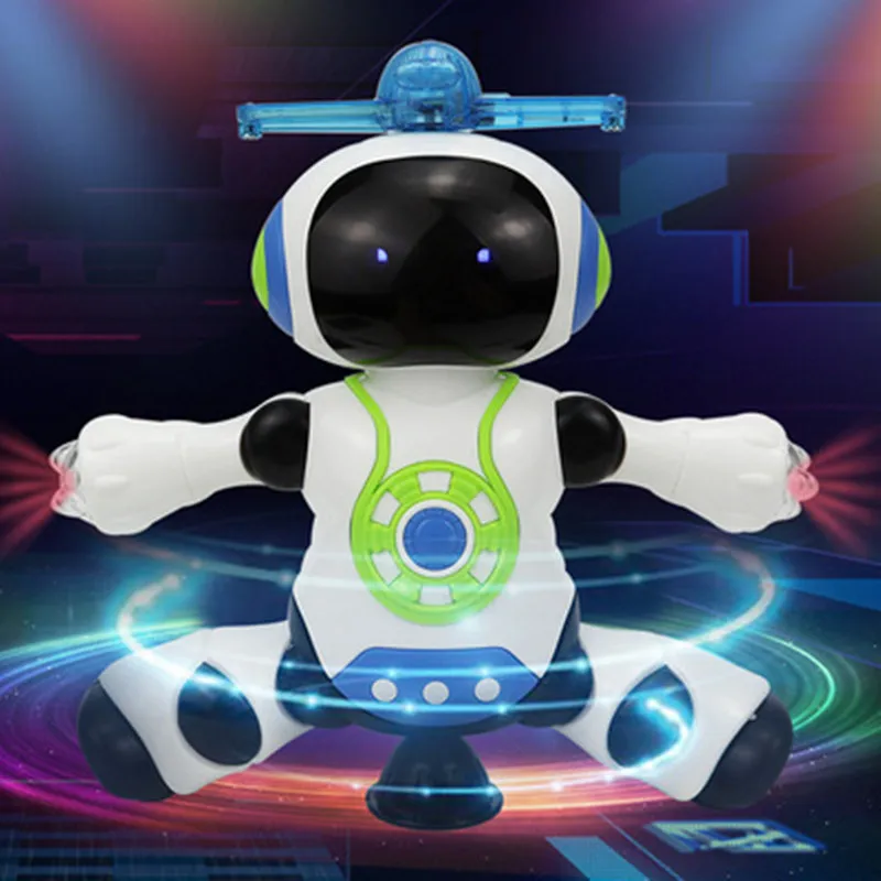 光る 歩く 電動ロボット ダンスロボット 子供 おもちゃ 知育 子供のための電子スペースダンスロボット,LEDライト付き回転