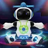 Electronic Space Dancing Robot Dazzling Music Robot Flash  LED Light Electric Rotation Walking Robot Toy Toys For Boys Kids Gift 4