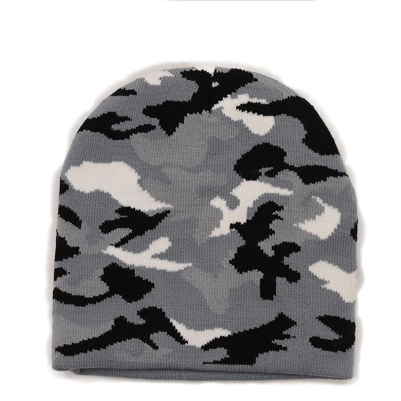 Men Outdoor Sports Running Climbing Windproof Camouflage Hat Winter Hunting Riding Fishing Warm Tactical Fleece Cap