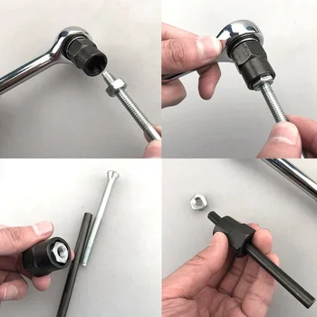 

Tool Nut Remover Threading Removal Extraction Repair Damaged Rounded Locking 11pcs