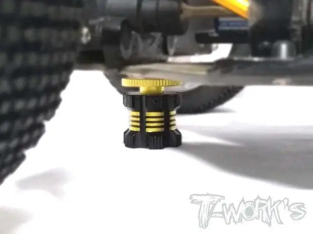 TWORKS 1/8 1/10 Регулируемый датчик высоты 25 35 мм Регулировка шасси линейка для GT багги