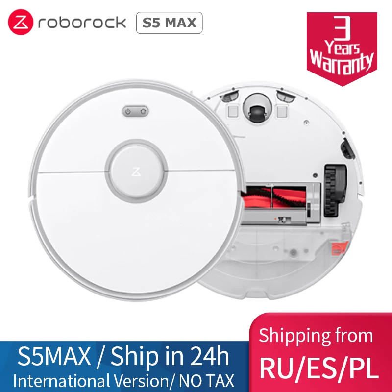 Roborock S5 Max робот пылесос S5max беспроводной для домашнего обновления S50 S55 собирает