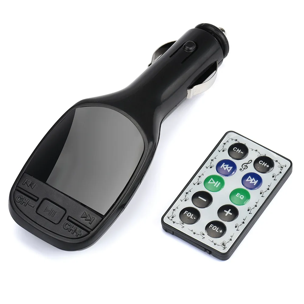 Kinganda беспроводной mp3-плеер авто передатчик модулятор lcd автомобильный комплект USB SD MMC 8,7