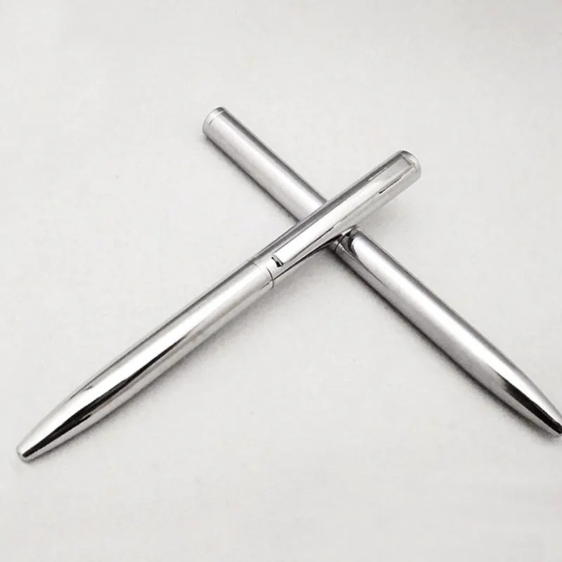 8Pcs/Set Mini Metal Clip Ballpoint Pen 0.7mm Office Signature Rotating Pocket Size Ball Point Pen Small Oil Gel Pens Blue Ink multifunctional pen multifunction ballpoint pen ball point pen ballpoint pen gel pens