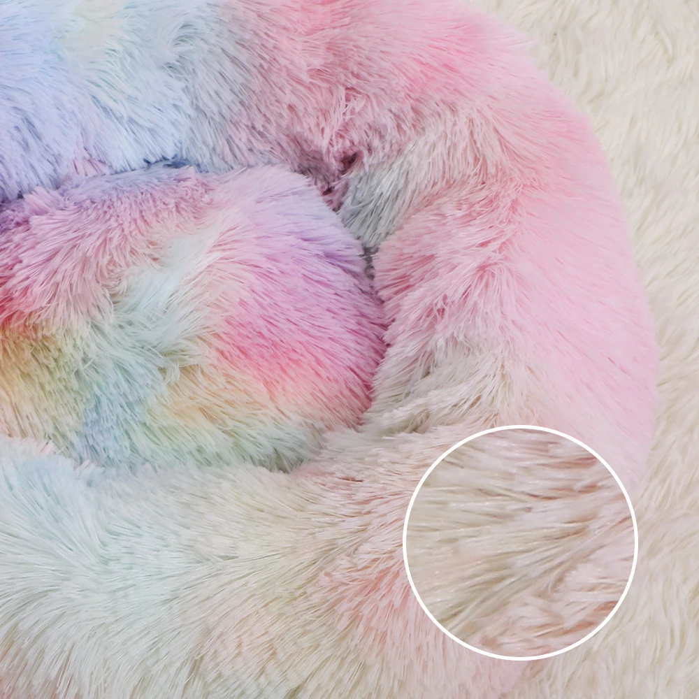 Искусственная плюшевая собачья кровать пончик Макарон кошка Hondenmand питомник