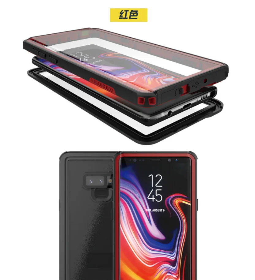 Водонепроницаемый защитный чехол для телефона samsung galaxy A50 A70 A40 A20 Note 8 9 10 S8 S9 S10 plus чехол для телефона r