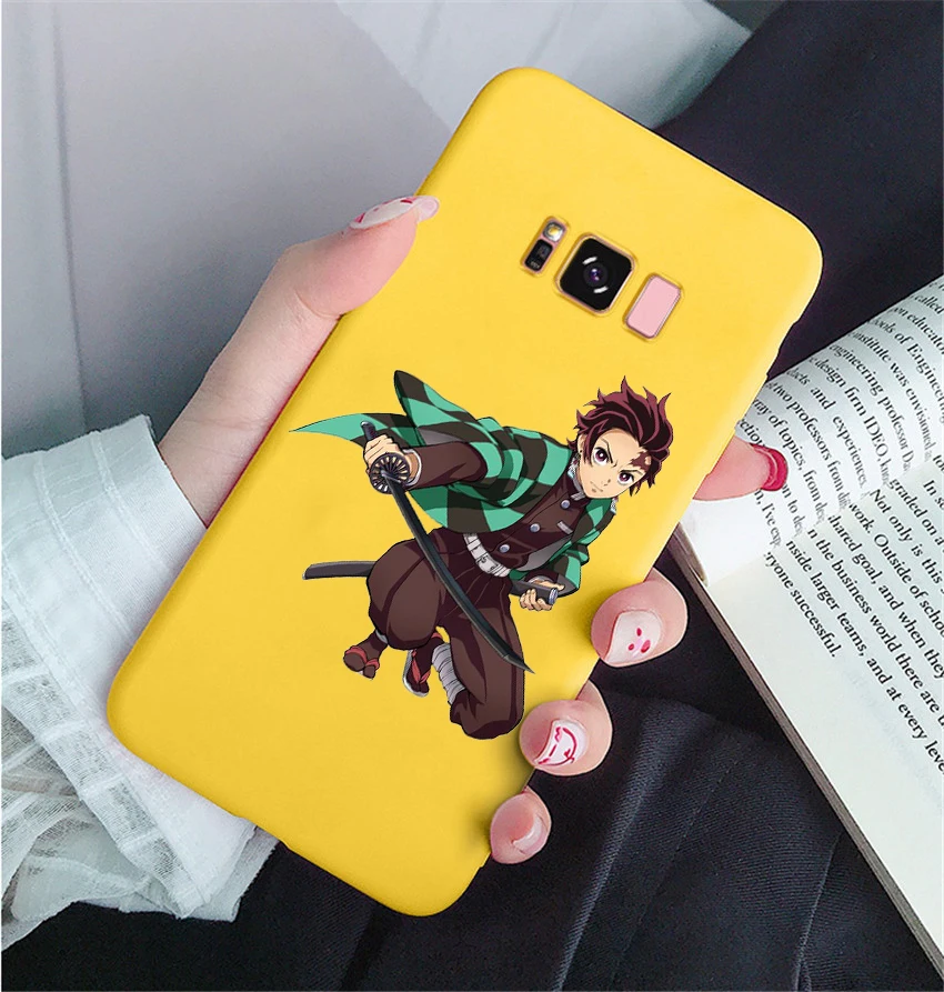 Камадо Nezuko Kimetsu без Yaiba демон убийца ТПУ, конфетный мягкий чехол для телефона для samsung s8 s8plus s9 s9plus s10 s10e note9 note10