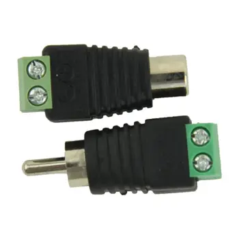 

10 pieces Coaxial Cat5 A RCA male to female Audio Balun adapter