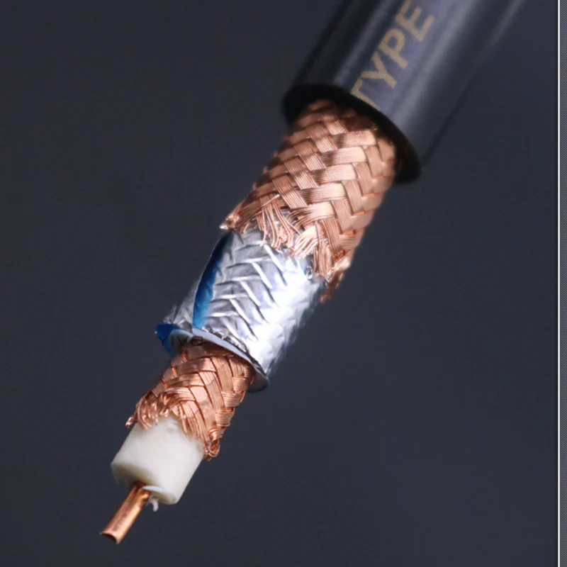   HIFI  OFC OCC  1 ھ ǵ RCA XLR , 10mm 10.5m rf  ̺  ̾ Ŀ ̺