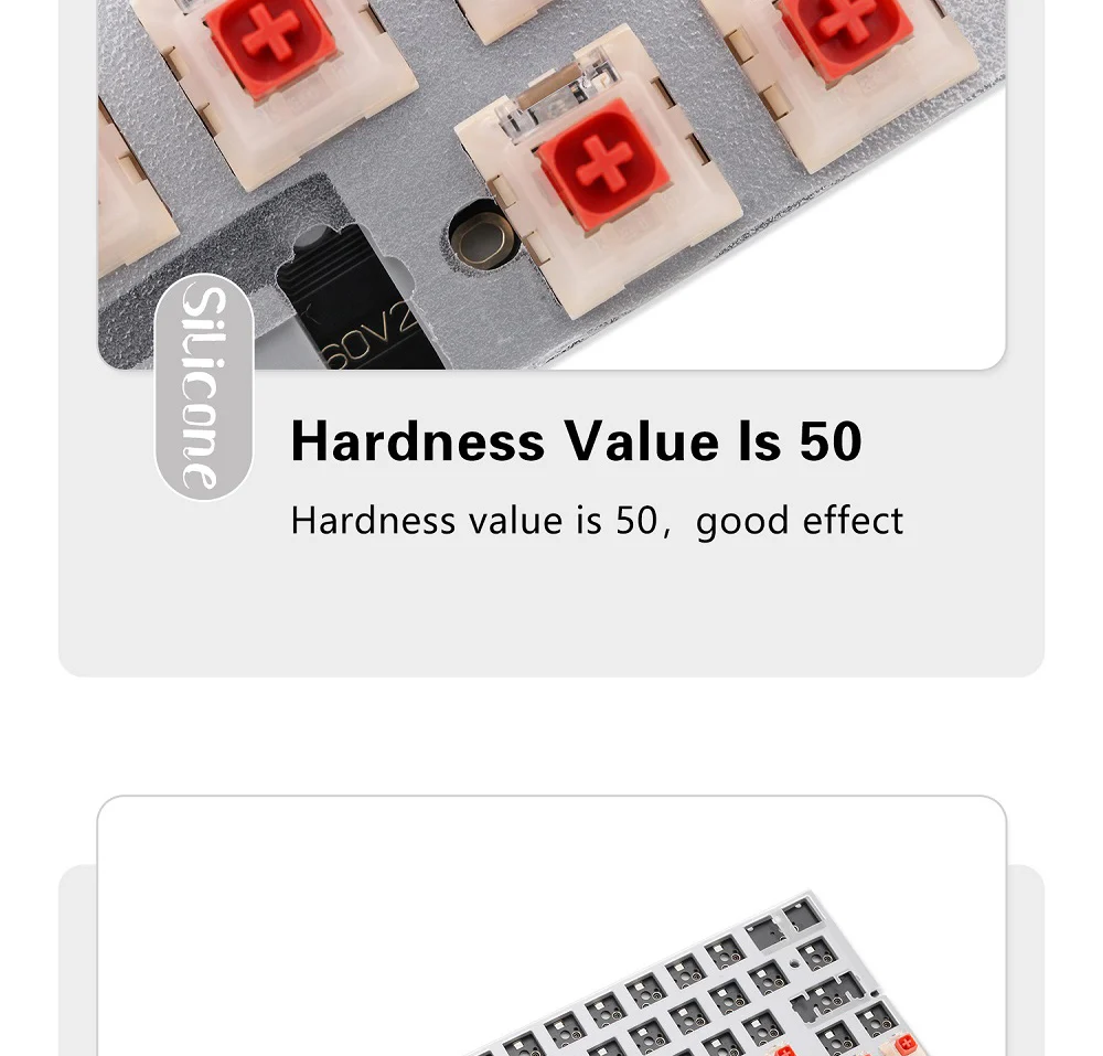 de silicone insonorização entre placa e pcb