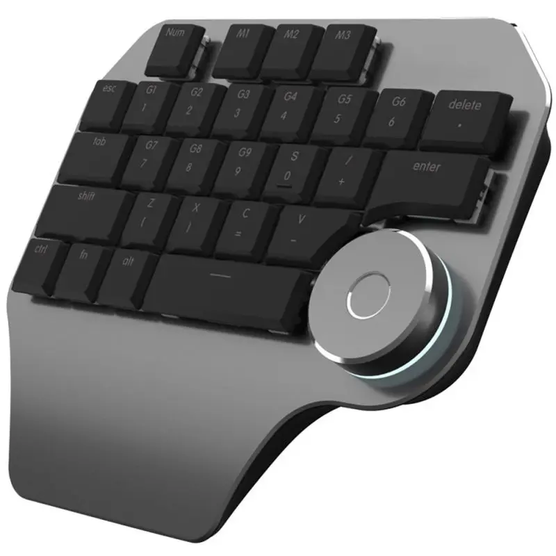 

T11 One-Handed Keyboard Designer\\'s Shortcut Key Voice Tool Smart Edition (Silver Grey)