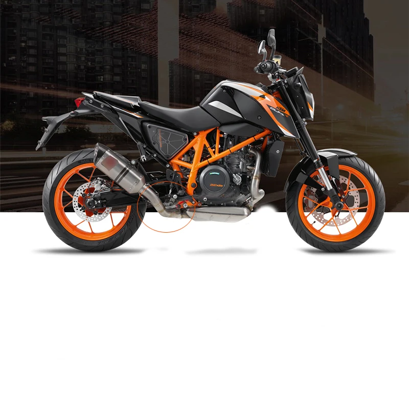 Мотоциклетные трубы среднего звенья для KTM 690 DUKE Silp on 51 мм выхлопная система из нержавеющей стали