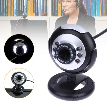 

HD Web Camera USB Built-in Microphones for Computer PC Laptop Desktop Home Office UND Sale