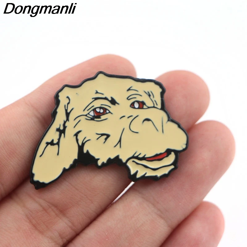 P2311 Dongmanli The Neverending Story Falcor Дракон Удачи эмалированная булавка металлическая брошь