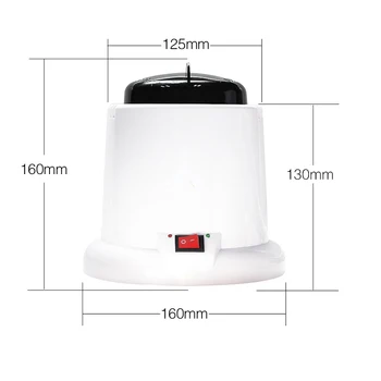 

Tools Disinfection Box Nail Manicure automatic electric temperature control cup nail art tools for nails Plastic products