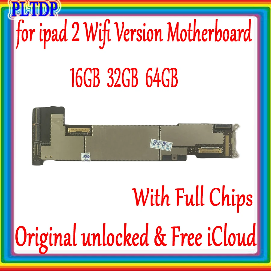 Версия Wi Fi/Рабочая версия для ipad 2 материнская плата с полными чипами