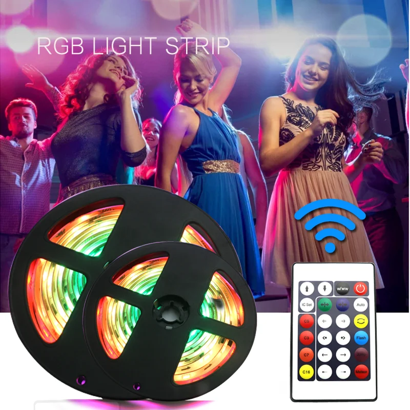 WS2811 RGB Светодиодные полосы SMD5050 адресуемые 30/светодиодов/м Светодиодные пиксели внешний 1 IC контроль 3 светодиода Нормальный/яркий 5 м DC12V