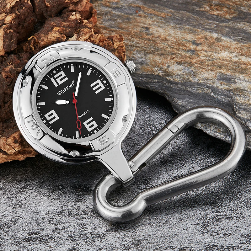 Clip-On Carabiner Pocket Watch for outdoor activities34