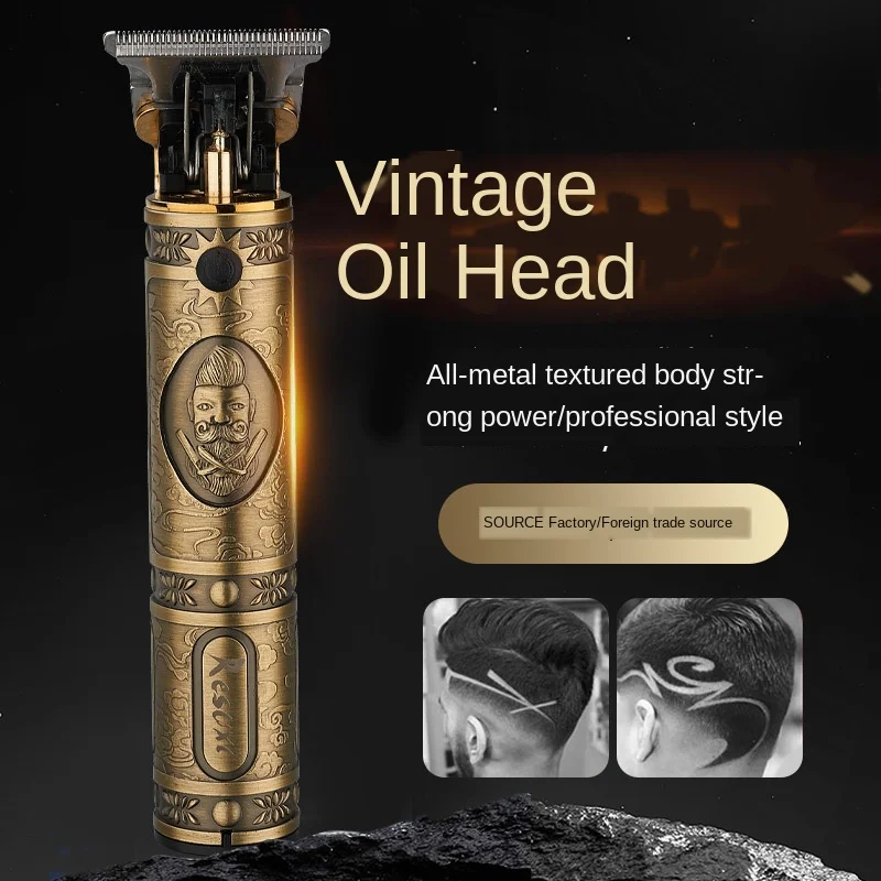 

Hair Clipper Electric usb Golden hair cutting machine Portable Rechargeable Mini Hair Trimmer Pro Hair Cutting Machine Beard