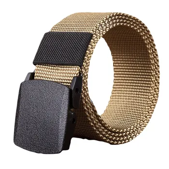 

Luxury Designer Belts For Jeans Fashion Unisex Automatic Nylon Belt Buckle Military Fans Tactical Canvas Belt Fashion Students
