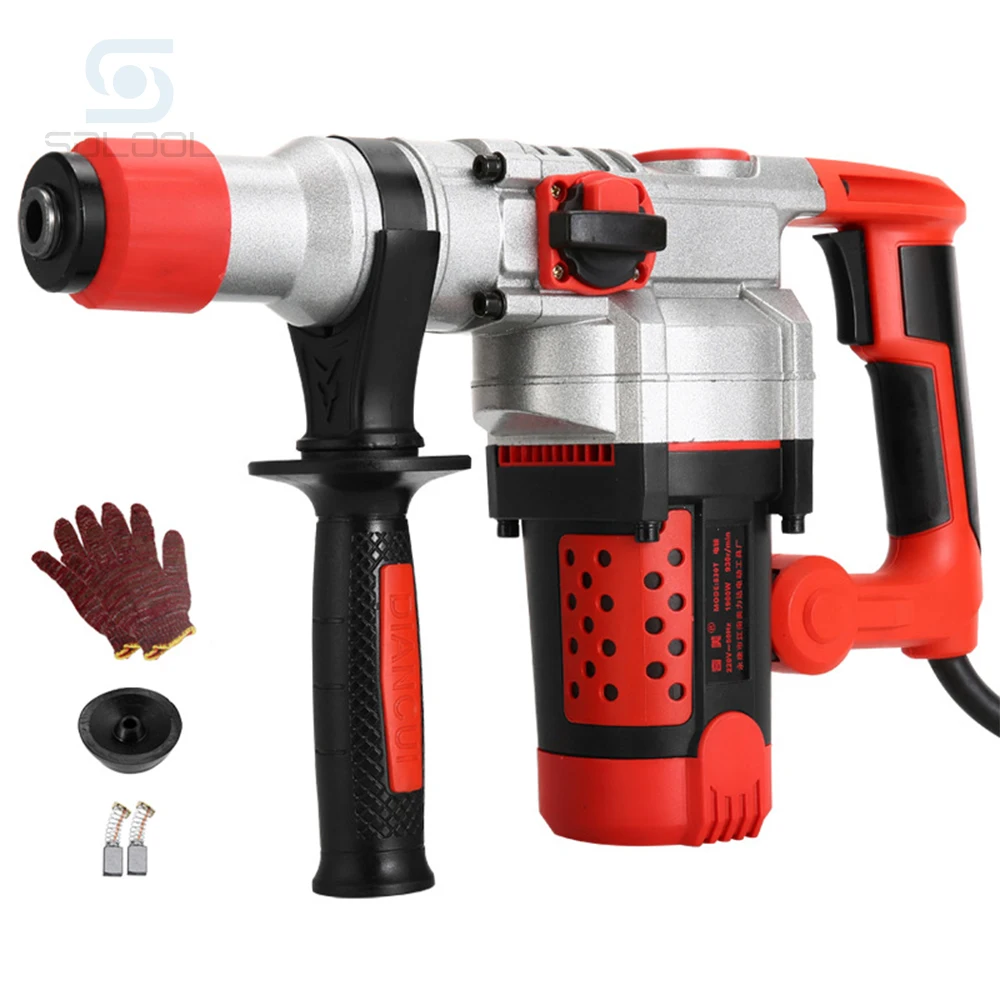 

2200W Heavy Duty Rotary Hammer Electric Demolition Hammer 220V Impact Drill Concrete Beaker Machine