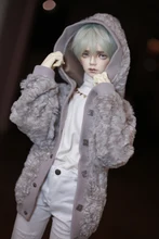 BJD – vêtements de poupée, lait riche café marbré, manteau cardigan à capuche pour 1/3 1/4 BJD SD MSD SD17 oncle POPO68 SSDF taille de poupée