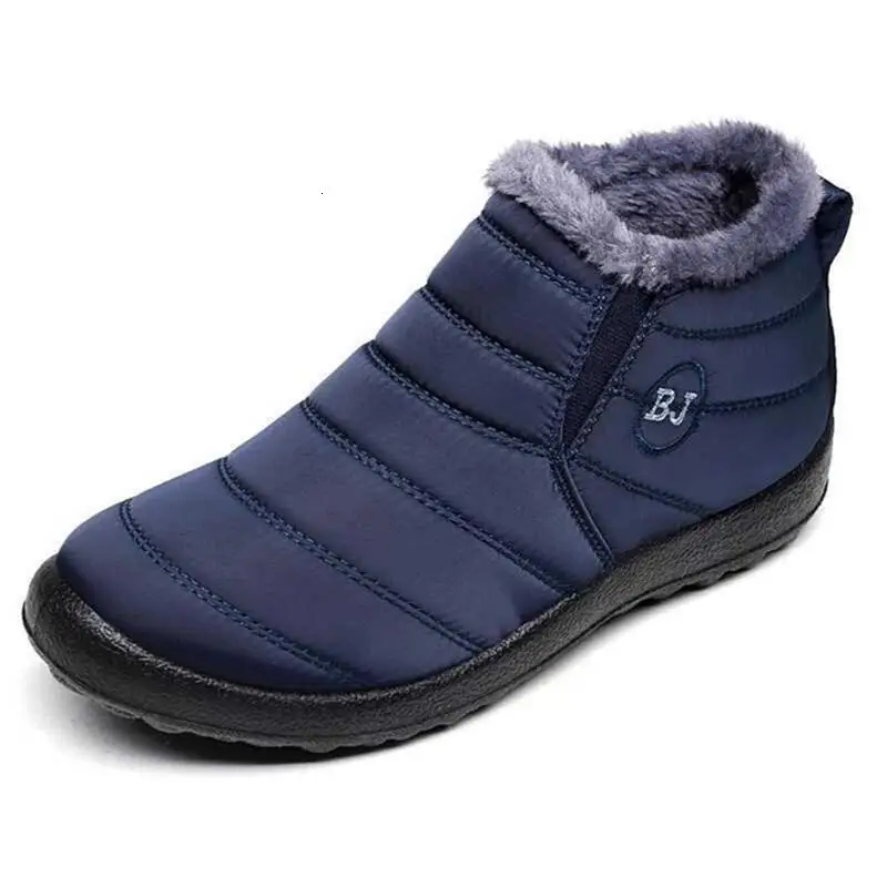 ECN/зимние женские ботинки; Новинка года; удобные теплые плюшевые повседневные зимние ботинки; высокие толстые водонепроницаемые ботильоны с боковой молнией