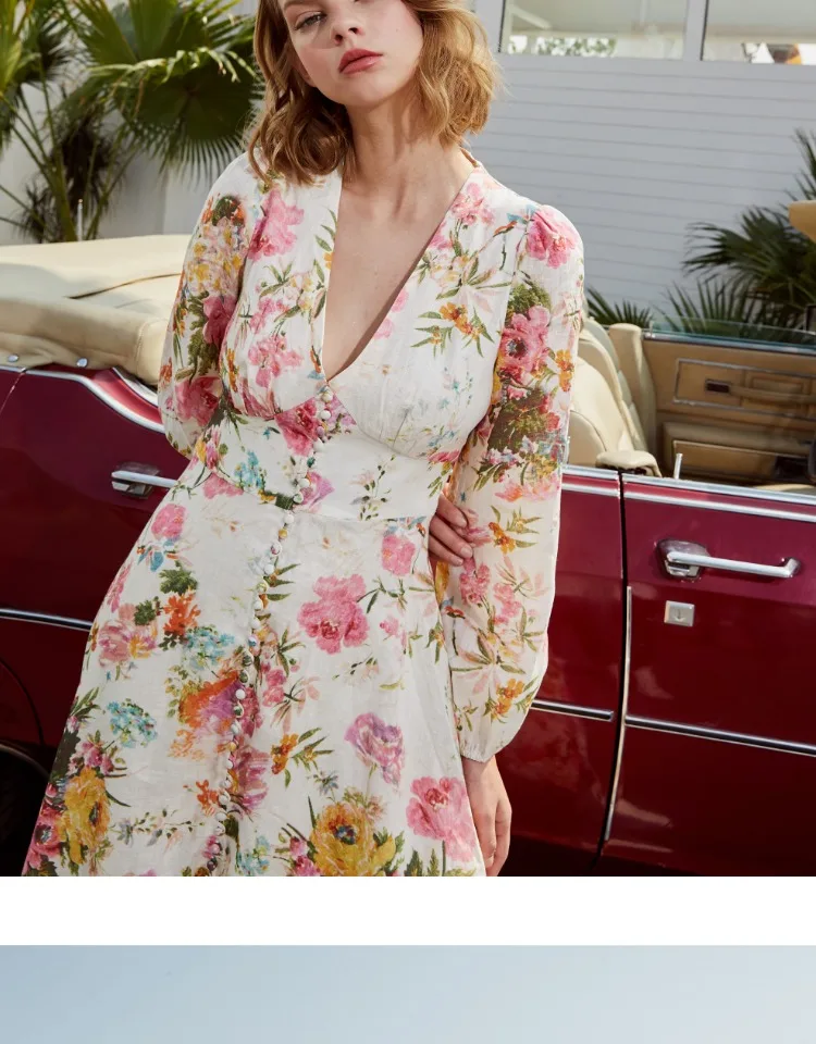 EASYSMALL, женское платье, модное, кантри стиль, свежее, высокое качество, Vestidos, вечерние, уличная одежда, высокая талия, длинный рукав, платья