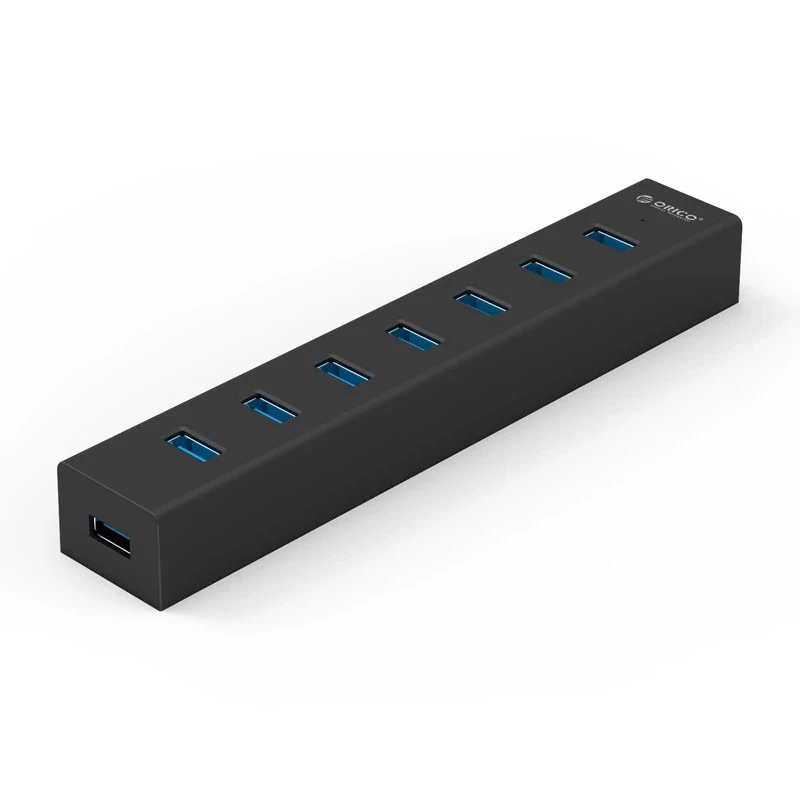 Orico H7013-u3 7-port Usb3.0 Hub de Transmissão de Alta Velocidade Portátil Desktop Usb com Distribuidor de Energia Adequado para Portátil - Imagem 6