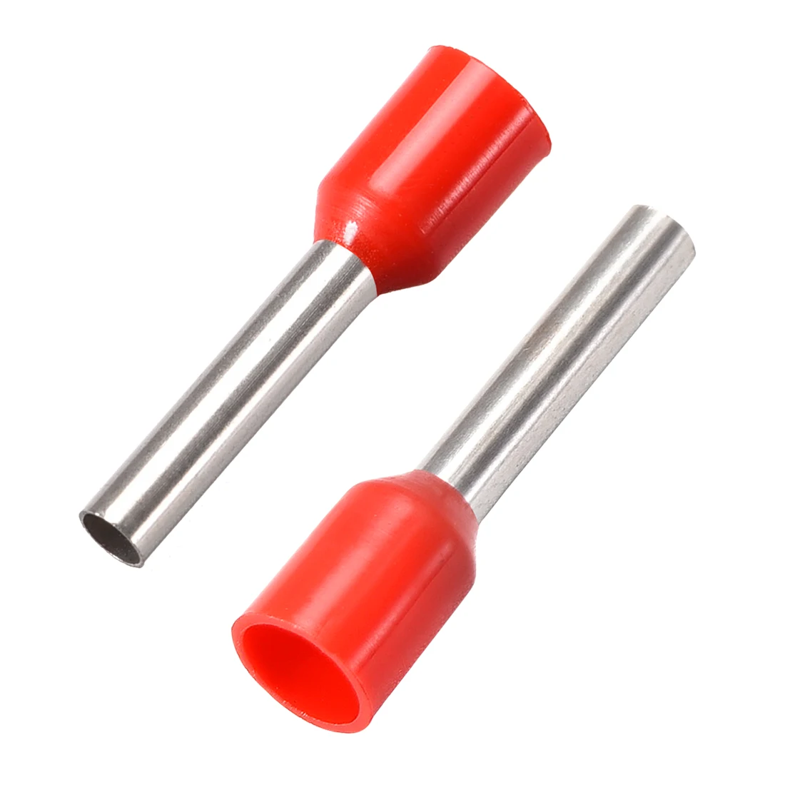

uxcell 60Pcs VE2512 Cord Pin End Wire Connector Electrical Crimp Terminal AWG14 Red for Electric and Electronic Industry