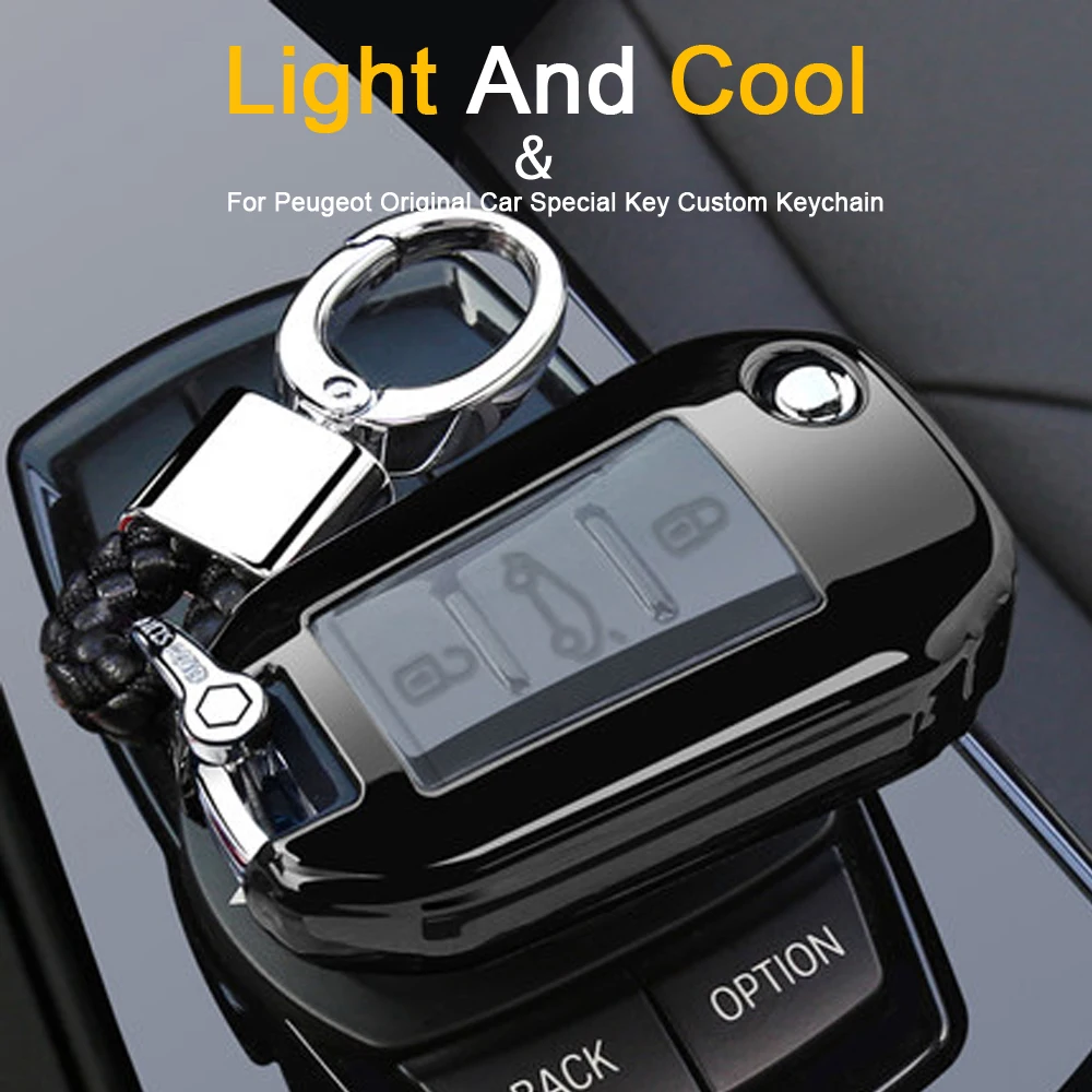 

For Citroen C4 CACTUS C5 C3 C4L C6 for Peugeot 508 301 2008 3008 308 408 RCZ 4008 Car key Bag Case keyfob key Holder Protector