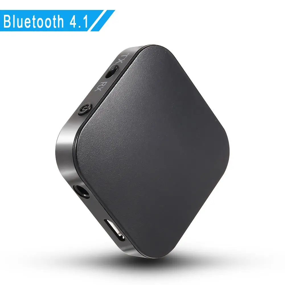 Bluetooth 4,1 аудио приемник передатчик 2 в 1 3,5 мм AUX Jack RCA стерео музыка беспроводной адаптер для ТВ наушники