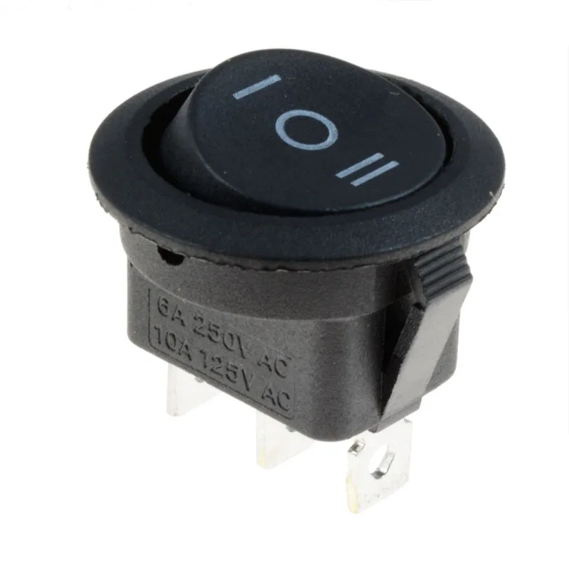

2 Pin 20mm ON/OFF Round Boat Rocker Switch Mini Waterproof Cap LED illuminated Car Dashboard Dash Boat Van 12V Free Shipping