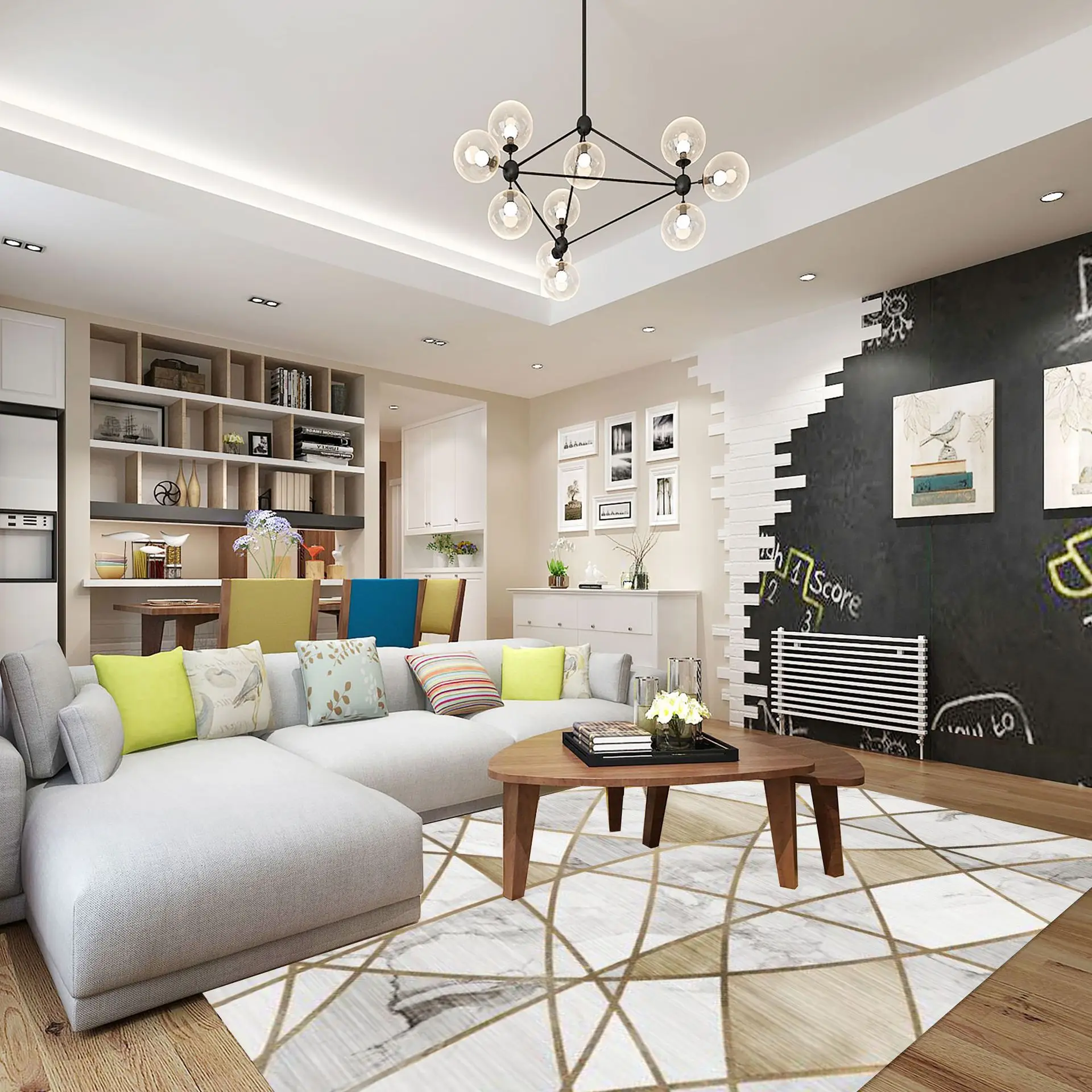 Ковер для спальни современные золотые Геометрические Имитация металла мраморная спальня гостиная Противоскользящий дверной коврик