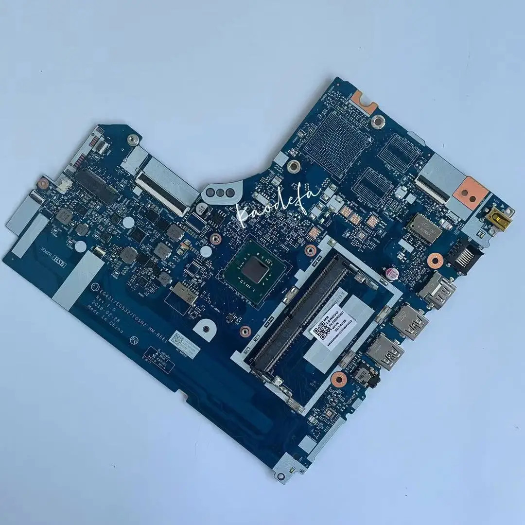 Placa-mãe do Portátil para Ideapad Nm-b661 Mainboard 33015igm 81d1cpu N4000 Sr3s1 Uma Ddr4 Fru:5b20r33801 5b20r33806 Teste de 100 ok - Imagem 5