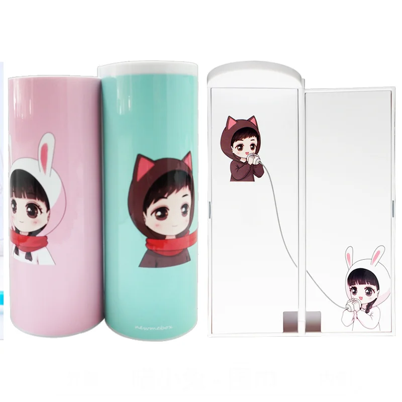 Newmebox модные школьные Пеналы Kawaii Канцтовары коробка для девочек Красивая