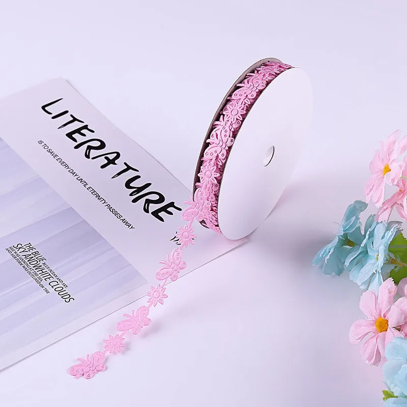 20 ярдов Малан Бабочка полиэстер ribbons1.5cm рукоделие Упаковка для подарков лента DIY аксессуары ручной работы лента украшения дома