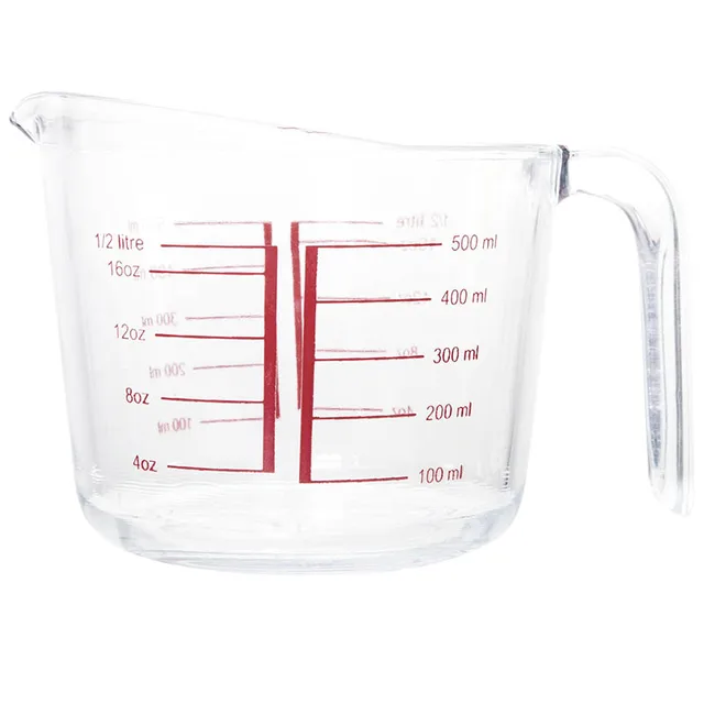 Glass Measuring Cup Microwave Safe  Oxo Measuring Cups Microwave Safe -  350ml 500ml - Aliexpress