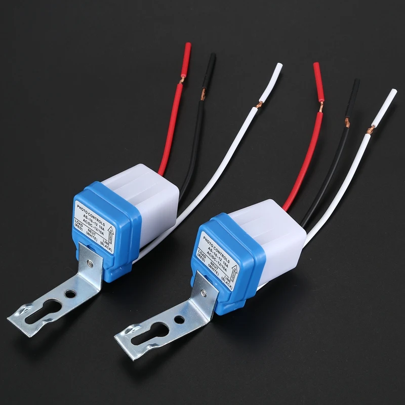 EASY-10Pcs Авто Вкл Выкл фотоэлемент уличный светильник фотопереключатель датчик переключатель AC/DC 12V 10A