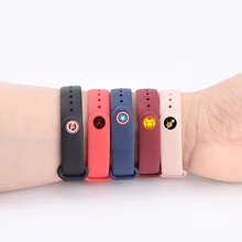 Ремешок для xiaomi mi band 3/4 силиконовый ремешок mi band 4 NFC Аксессуары спортивный ремешок для mi band 3 браслет сменный ремешок