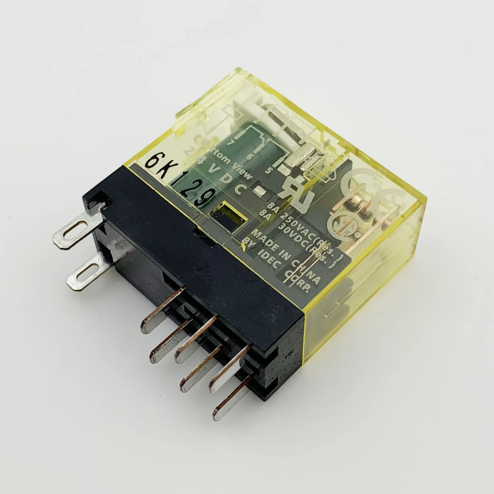 10 шт. IDEC реле RJ1S-CL RJ2S-C RJ1SCL RJ2SCL 6Pin 8Pin 12v 24v AC220V SJ2S SJ1S