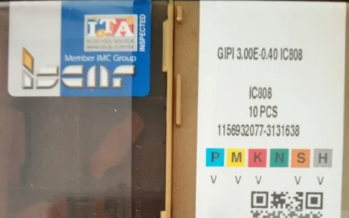 ISCAR 10 шт. карбидные вставки GIPI3.00E-0.40 IC808