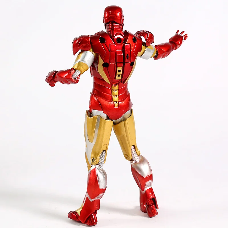 Marvel Железный человек 3 Марка ХХI MK21 Midas Armor со светодиодный светильник ПВХ фигурка Коллекционная модель игрушки