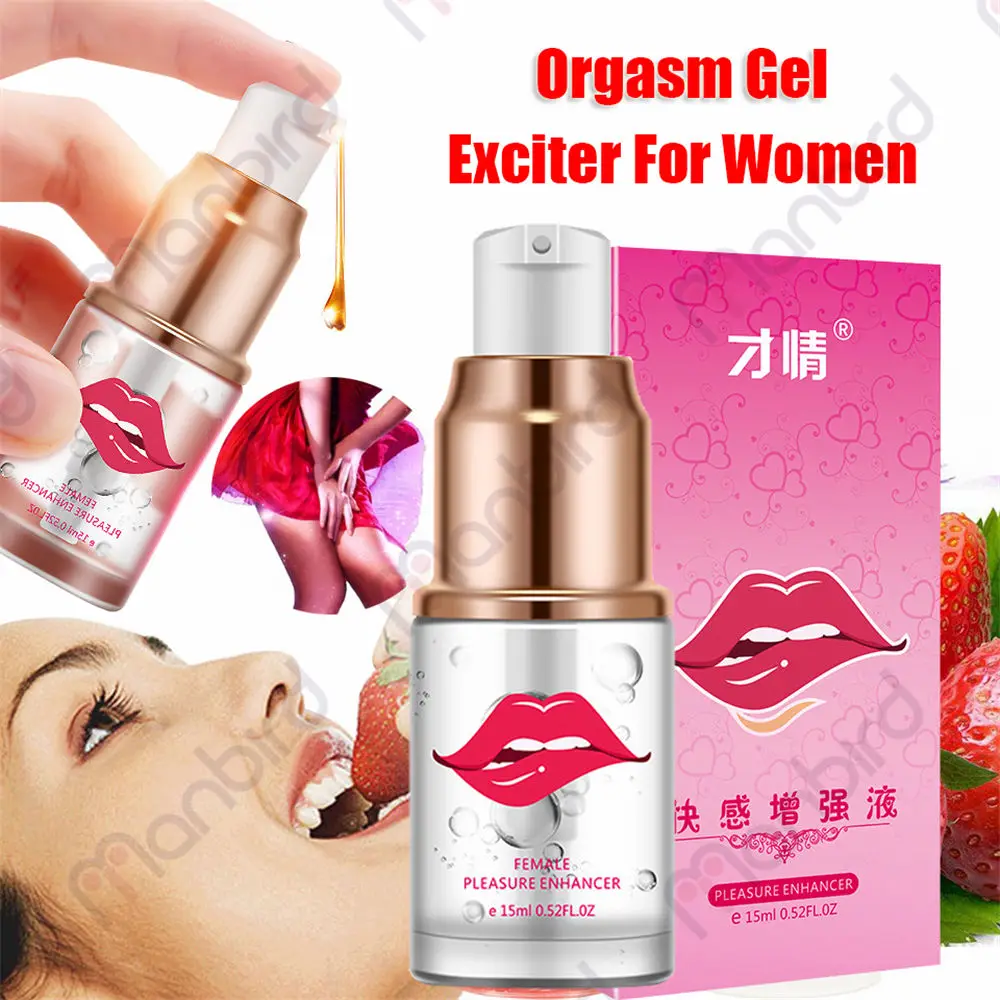 Orgasm Gel Libido Enhancer Sexual Aphrodisiac Intense Orgasmic Gel Sex Drops Exciter for Women Stimulant Vagina Sex Spray 15ml