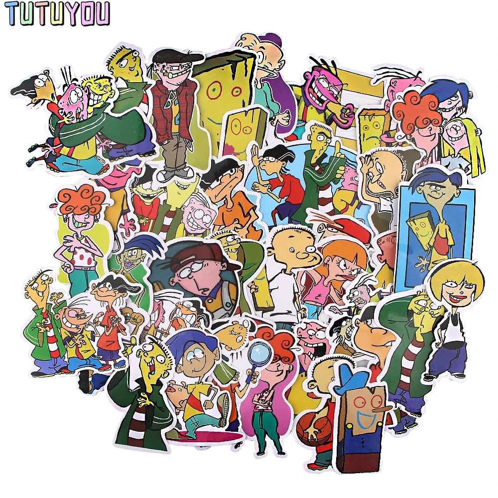 

PC1905 37pcs/set Creative Badges Stickers DIY Decorative Stickers Cartoon Style For DIY PC Wall Notebook Phone Case Stickers